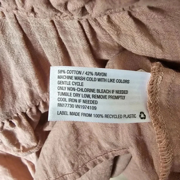 Universal Thread Pink Mauve Women's Ruffle Long Sleeve Blouse - Picture 9 of 9